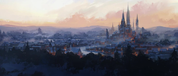 Ultrawide wallpaper city snow old dual monitor widescreen wide screen multiple 2k 4k