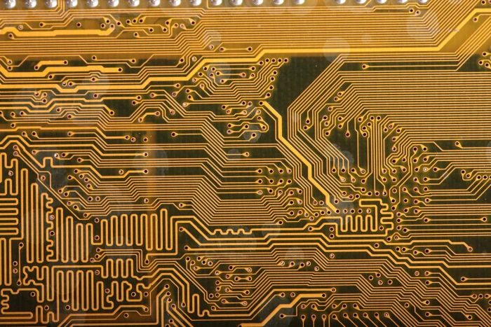 abstract background blue board circuit closeup code communication 2k 4k 5k