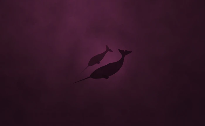 Linux Natty Narwhal two fish wallpaper Computers vertebrate 2k