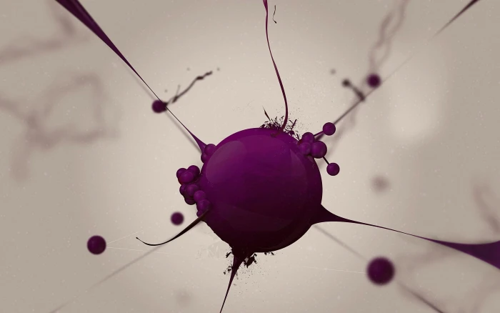 purple wallpaper liquid digital art abstract simple background 2k