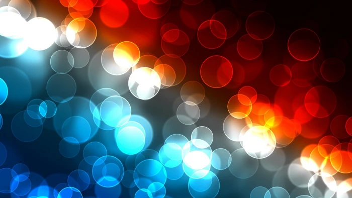 abstract pattern bokeh circle 2k