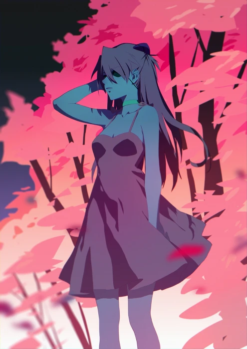 Asuka Langley Soryu Neon Genesis Evangelion anime girls women 2k