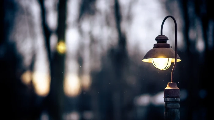 black post lamp shallow focus photography of and brass street lantern 2k