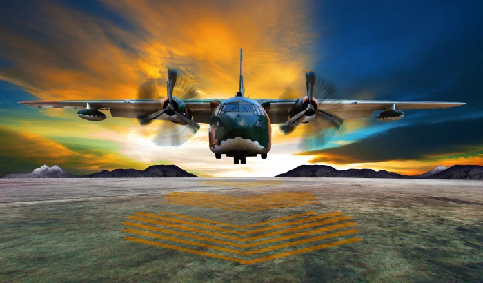 blue and white airplane the sky clouds flight plane strip 2k 4k 5k