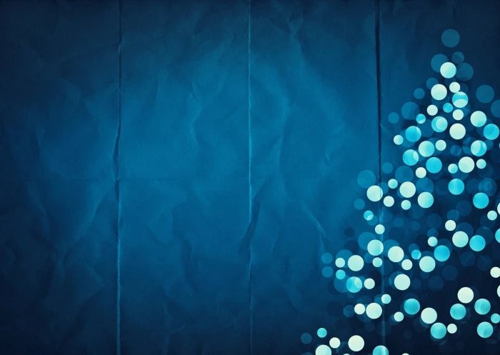 blue bokeh untitled minimalism texture Christmas Tree backgrounds 2k