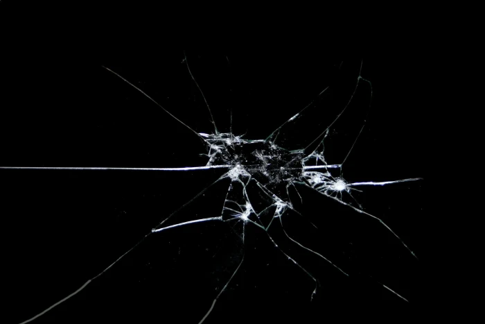 abstract bokeh broken crack glass pattern psychedelic 2k