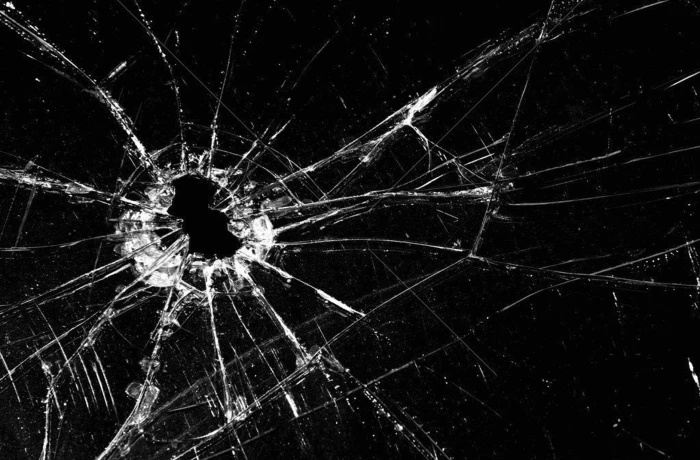 abstract bokeh broken crack glass pattern psychedelic 2k