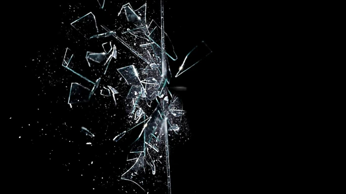 abstract bokeh Broken Crack glass pattern psychedelic 2k