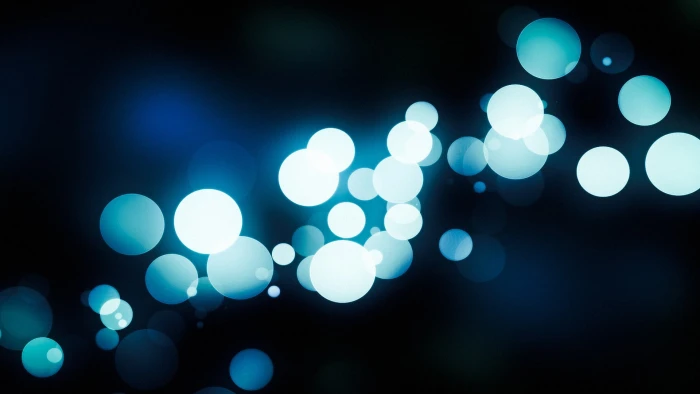 bokeh photography blue illuminated defocused night lighting equipment 2k