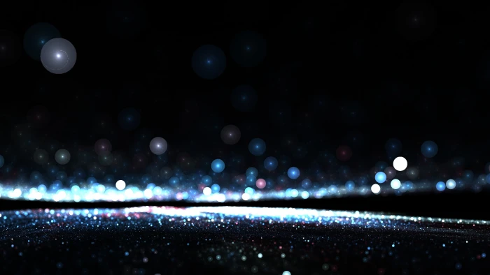 bokeh wallpaper bubbles abstract lights night illuminated 2k