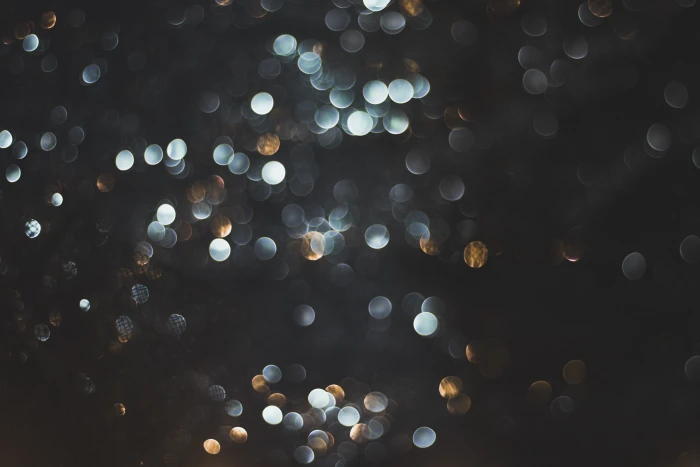 bokeh blue dark background illuminated defocused night 2k 4k 5k