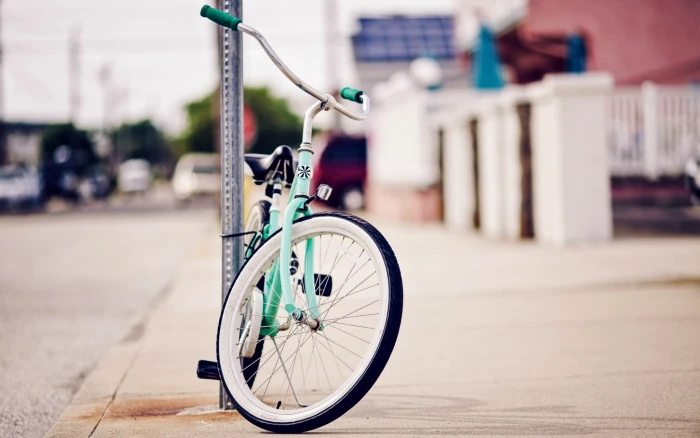Different bike bicycle wheel city street blur sport mood 2k