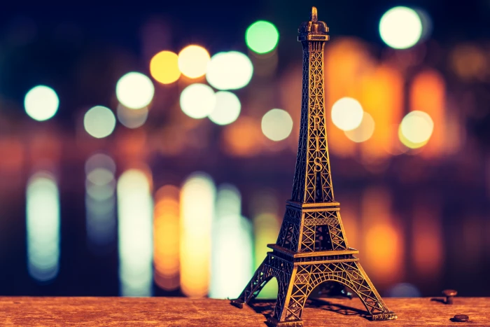 Eiffel Tower bokeh photography Paris night paris France 2k 4k 5k