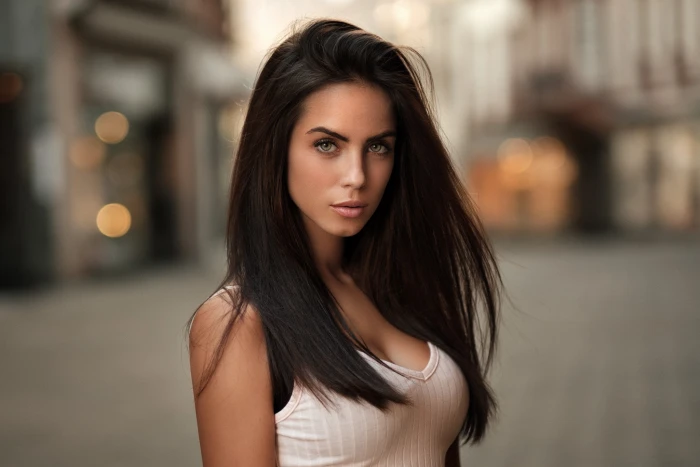 face Martin K hn brunette green eyes tanned portrait 2k