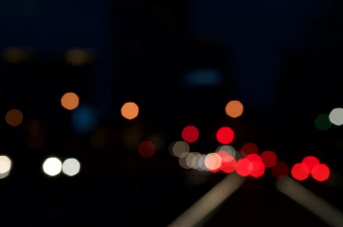 red white and orange bokeh effect background city lights 2k 4k 5k