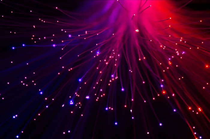 string light digital wallpaper red fiber optic lights Optic 43 2k