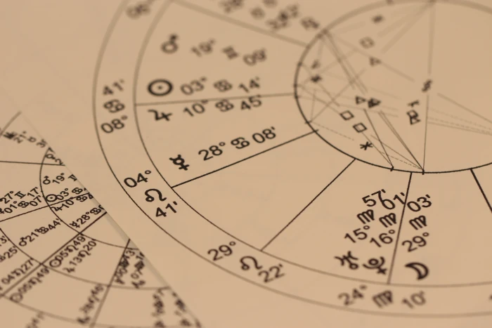 closeup photo of white printing paper astrology divination 2k 4k 5k