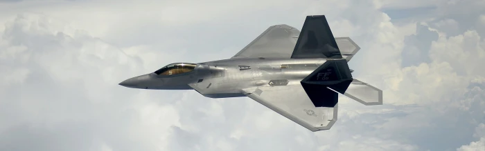 gray jet F 22 Raptor military aircraft fighter US Air Force 68 widescreen dualmonitor dualscreen 2k 4k