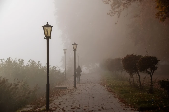 fog woman fantasy mood female mystical mysterious magic 2k 4k 5k