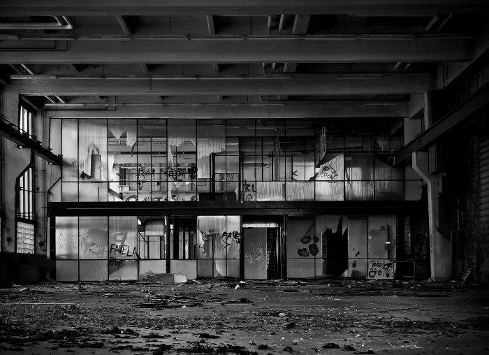 Lost Factory Old lost places leave industrial building 2k 4k