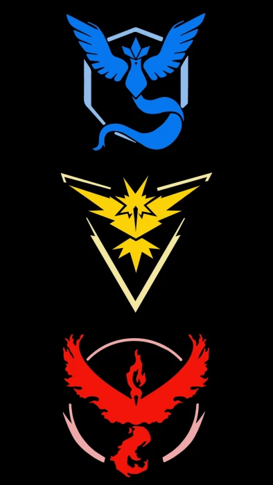 Moltres Articuno Zapdos team Pokemon Go phone Team Mystic