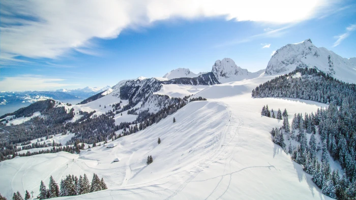 mountain mystic range landscape hiker hiking 2k 4k