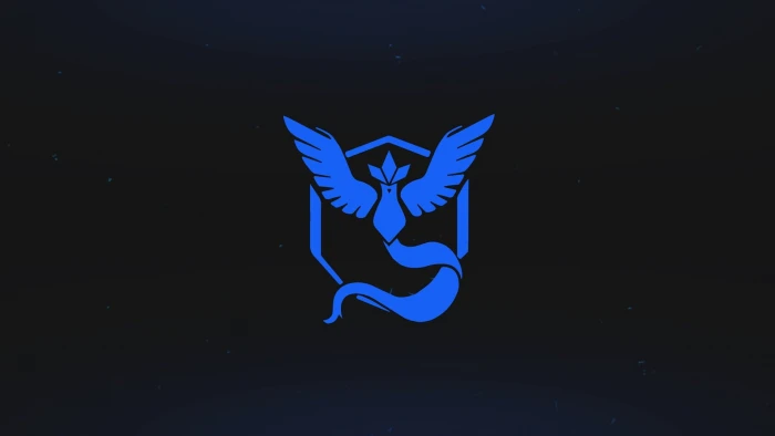 Mystic logo Pokemon Go Team blue no people night 36 2k