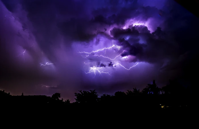 thunderstorm nature sky forward flash clouds dramatic 2k 4k 5k