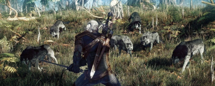 action dark dual fantasy fighting hunt multi warrior widescreen dualmonitor dualscreen 2k