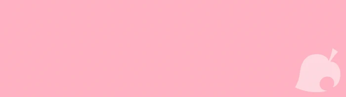 animal crossing new leaf logo minimalism pink light dual monitors widescreen dualmonitor dualscreen 2k 4k