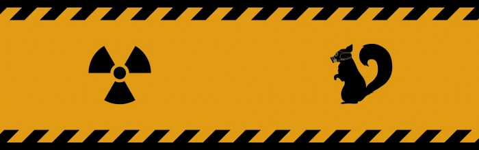 Dual Monitors Multiple Display Nuclear Radioactive signs widescreen dualmonitor dualscreen 2k 4k