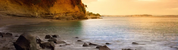 dual screen landscape nature water rock solid object widescreen dualmonitor dualscreen 2k 4k