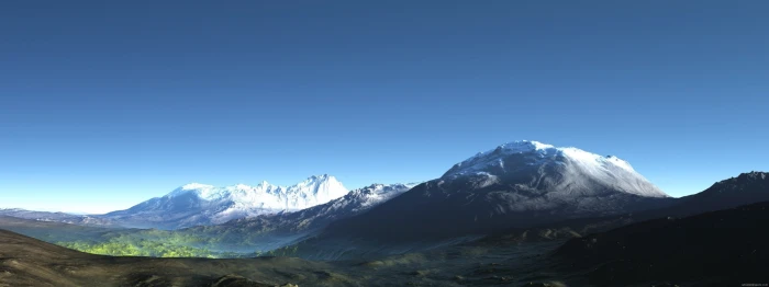 dual screen mountain snow scenics nature cold temperature widescreen dualmonitor dualscreen 2k