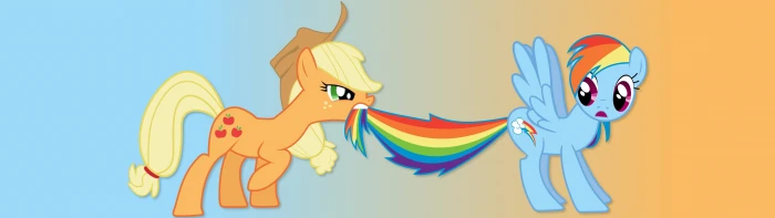 dual little monitor poney screen widescreen dualmonitor dualscreen 2k 4k