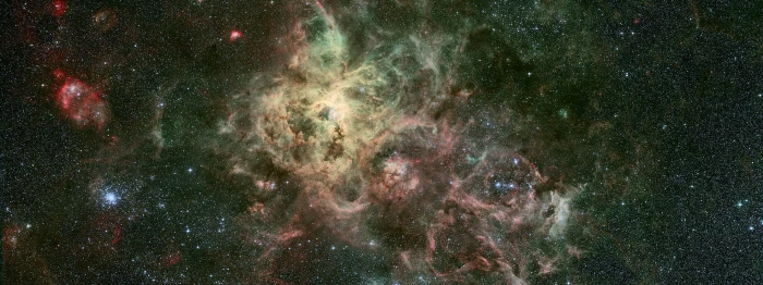 dual monitor multi nebula outer sci screen stars widescreen dualmonitor dualscreen 2k