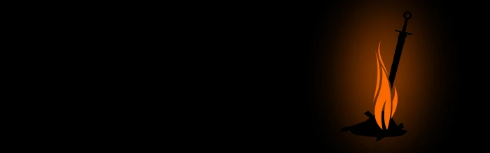 sword on fire artwork Dark Souls video games simple background widescreen dualmonitor dualscreen 2k 4k 5k