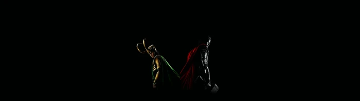 Thor Ragnarok Loki dual display multiple widescreen dualmonitor dualscreen 2k 4k