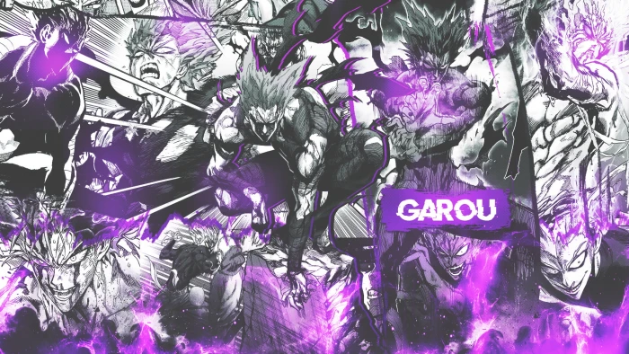 anime boys One Punch Man Garou manga 2k