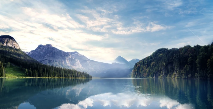 Forest Mountains Lake beauty in nature water reflection 2k 4k 5k 8k