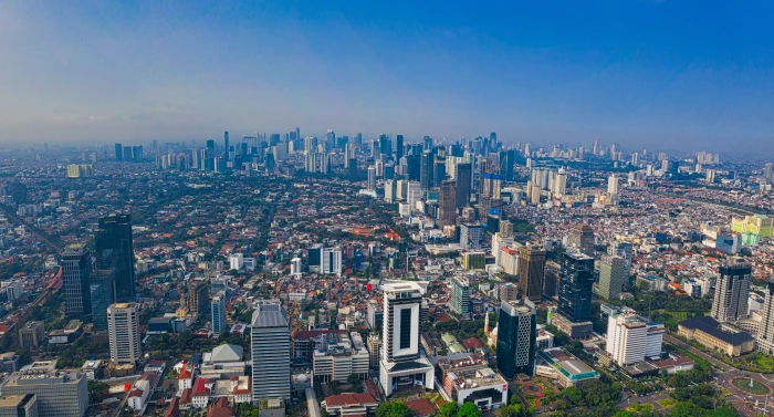 Aerial Photography of City Buildings aerial shot view 2k 4k 5k