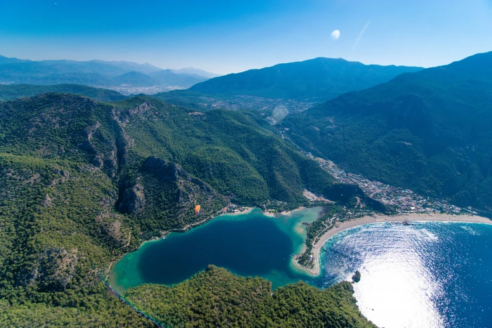 oludeniz turkey beach fethiye mediterranean mountains 2k 4k 5k