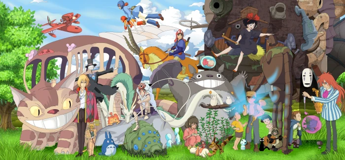 Studio Ghibli anime Spirited Away My Neighbor Totoro Kiki s Delivery Service 2k 4k 5k 8k 10k