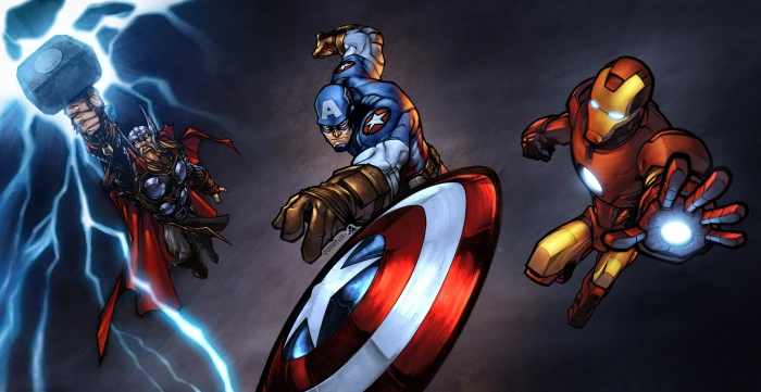 Thor Captain America Iron Man Superheroes Marvel Comics 2k 4k 5k 8k 10k