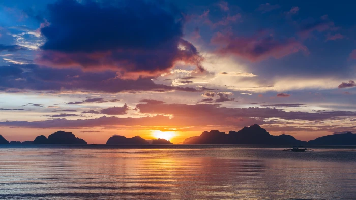 Bacuit Bay Sunset 2k 4k 5k