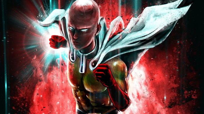 one punch man anime hd artwork 2k 4k 5k