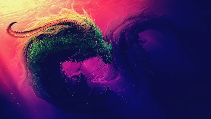 Sea Monster art digitalart 2k 4k