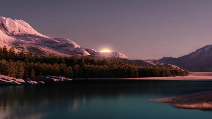 Windows 11 Evening Scenery 2k