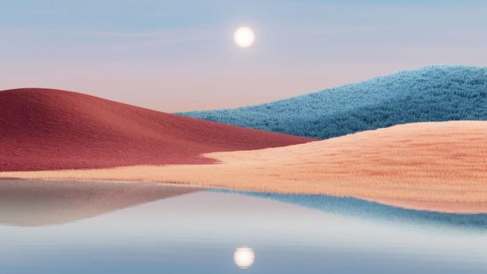 Windows 11 Sunset Scenery 2k