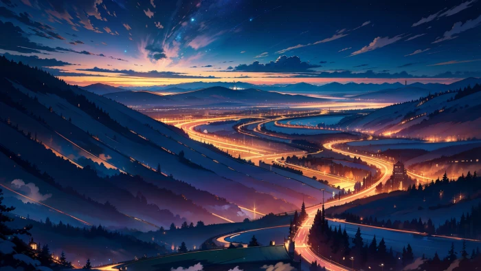 The Busy Road 2k 4k