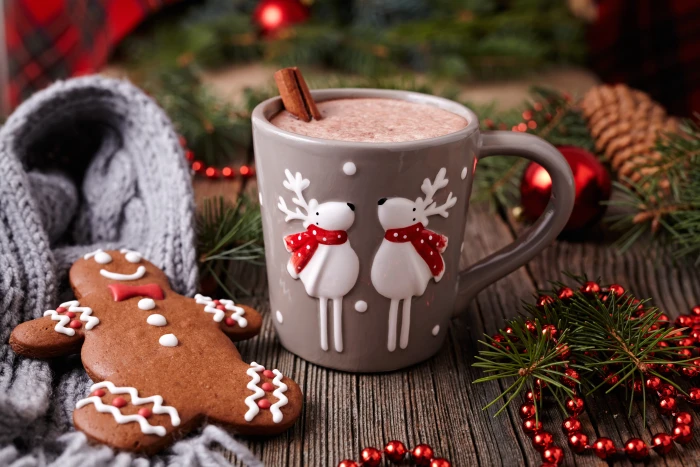 gray deer embossed mug New Year cookies Christmas cakes Xmas 51 2k 4k 5k
